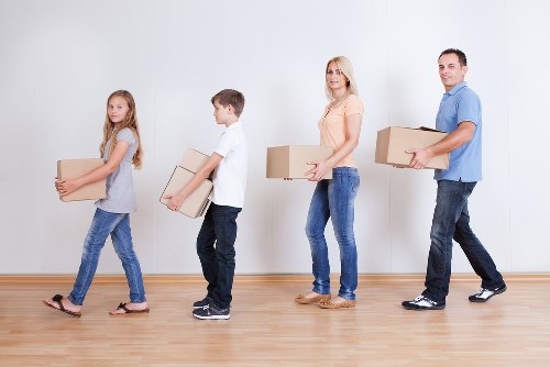 Family home relocation supported by packing services in Churchend